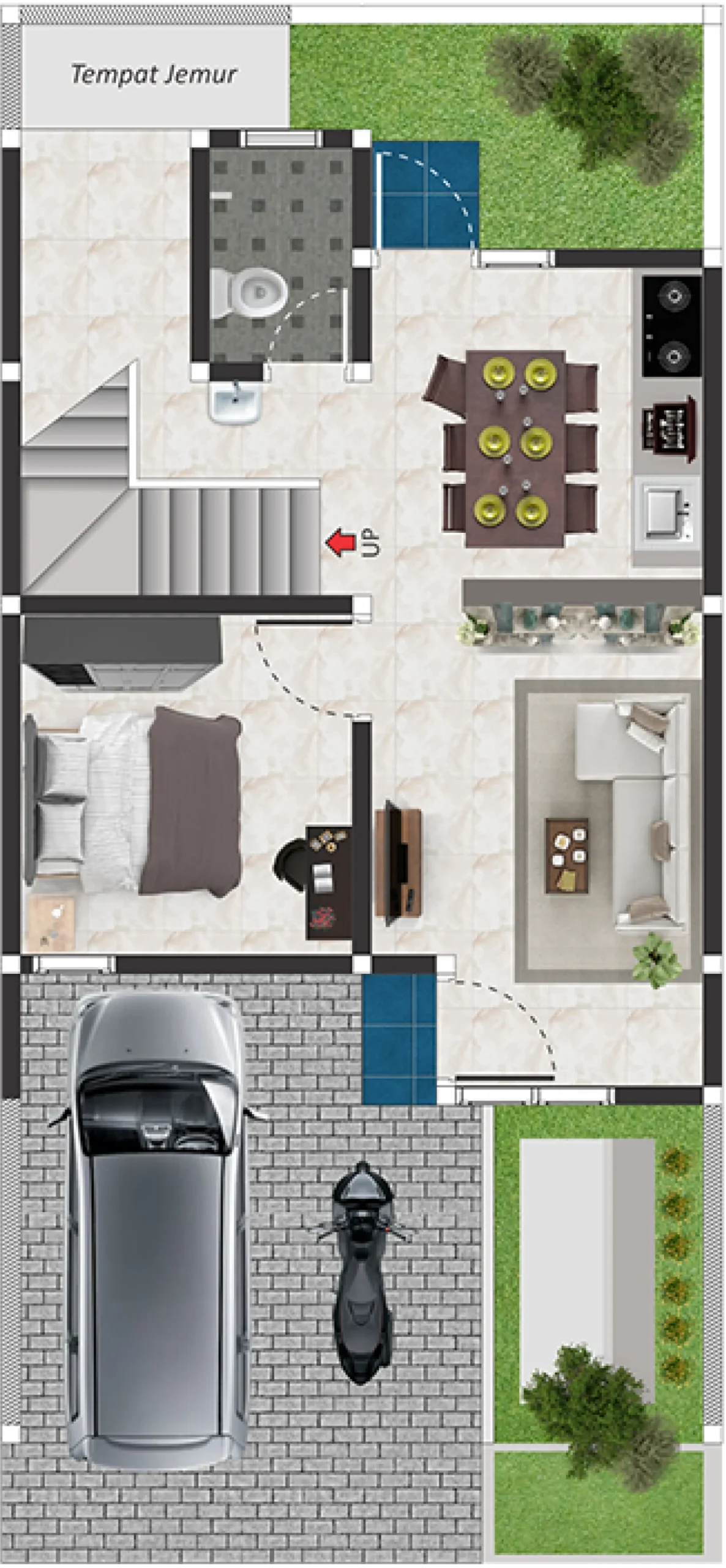 Floorplan Ketileng Lantai 1